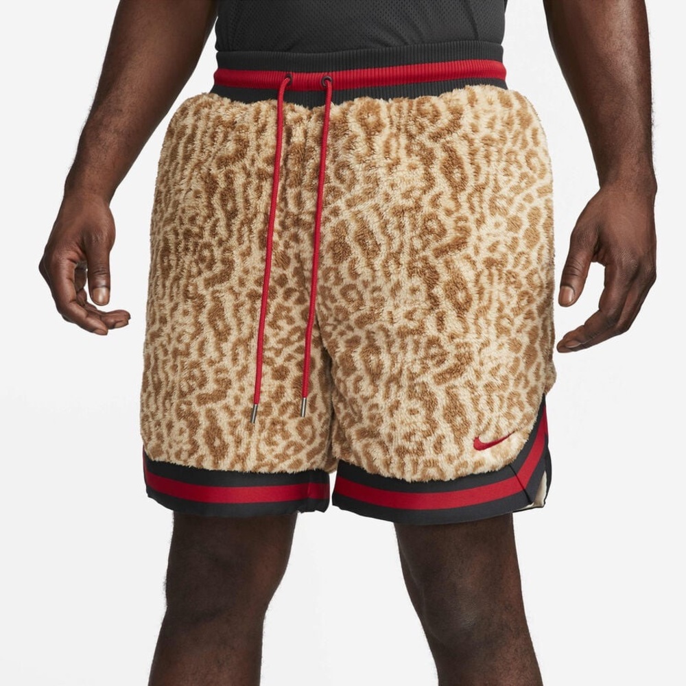 *SOLD* Nike Men’s Premium 6” Basketball Shorts Rattan/Gym Red Size 2XL - Picture 3 of 7